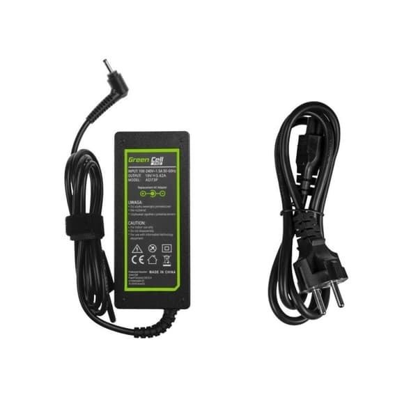 Kannettavan tietokoneen laturi Green Cell AD73P 65 W - Korkealaatuinen 65 W:n laturi kannettavalle tietokoneelle. Sopii täydellisesti kannettavaasi.