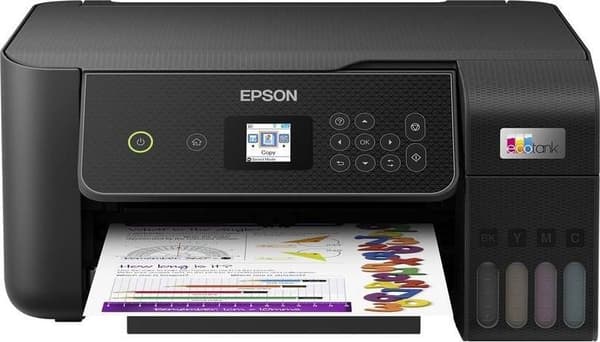 Epson - EcoTank ET-2870 A4 Multifunction Wi-Fi Ink Tank Printer Svart