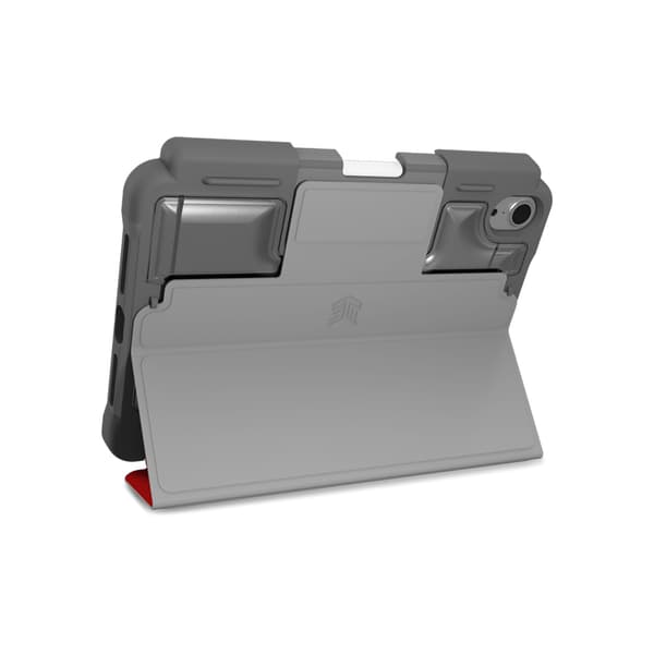 STM Dux Plus - iPad mini 6 (2021) MIL-STD-810G Skyddsfodral med Apple Pencil-laddningsfunktion (röd)