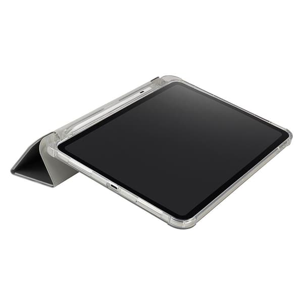 Tucano Satin-etui – etui til iPad 10,9" (2022) m/magnet & stand up med Apple Pencilholder (sølv)