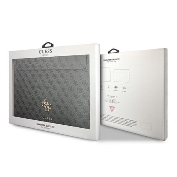 Guess 4G Big Metal Logo Computer Sleeve - 13" notebook taske (sort)