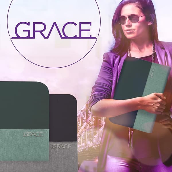 STM Grace - MacBook Pro 15" / Notebook 15" kansi (pilvenharmaa)