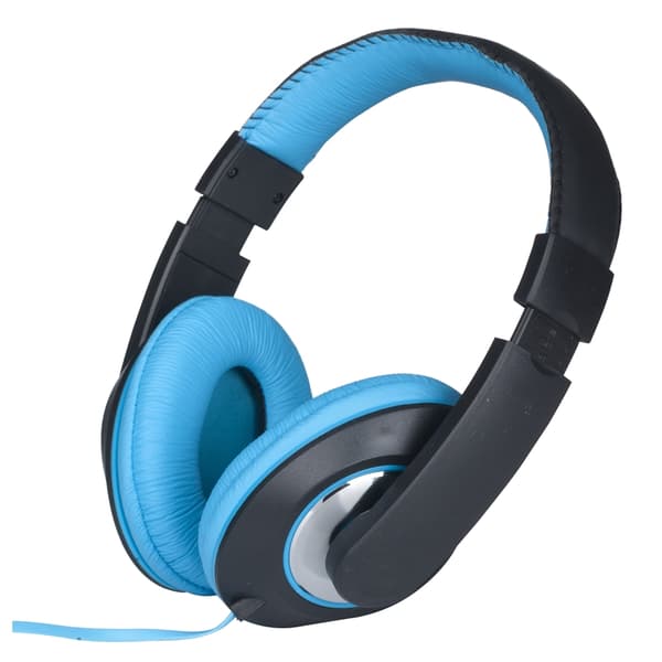 Grundig - On-ear hörlurar (blå)