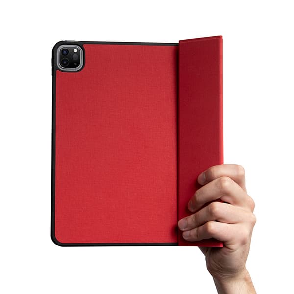 Crong FlexFolio – kotelo iPad Pro 11" (2022-2021) / iPad Air 10,9" (5-4 gen.) Apple Pencil -toiminnolla (punainen)