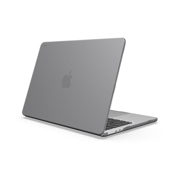 Moshi iGlaze Hardshell -kotelo - MacBook Air 13,6" M3 (2024) / M2 (2022) kansi (Stealth Black)