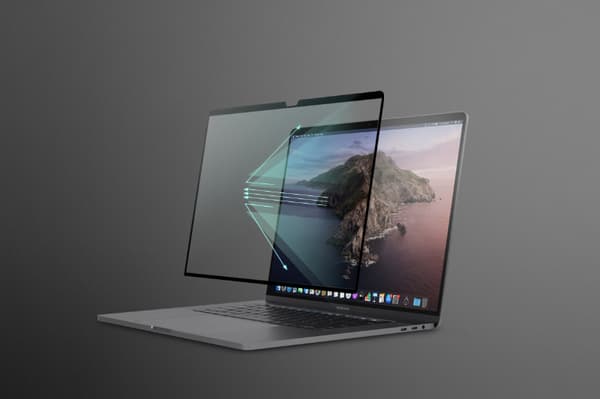 Moshi iVisor AG - Mat skærmbeskytter til MacBook Pro 16" (M3/M2/M1/2023-2021) (Sort/Klar/Mat)