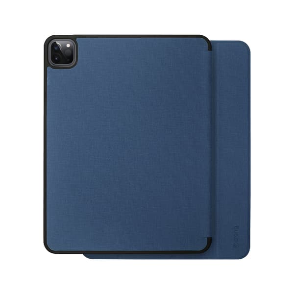 Crong FlexFolio – Fodral för iPad Pro 11" (2022-2021) / iPad Air 10,9" (5-4 gen.) med Apple Pencil-funktion (blå)