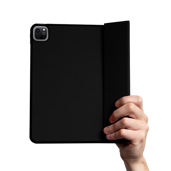 Crong FlexFolio – Etui til iPad Pro 11" (2022-2021) / iPad Air 10,9" (5-4 gen.) med Apple Pencil-funktion (sort)
