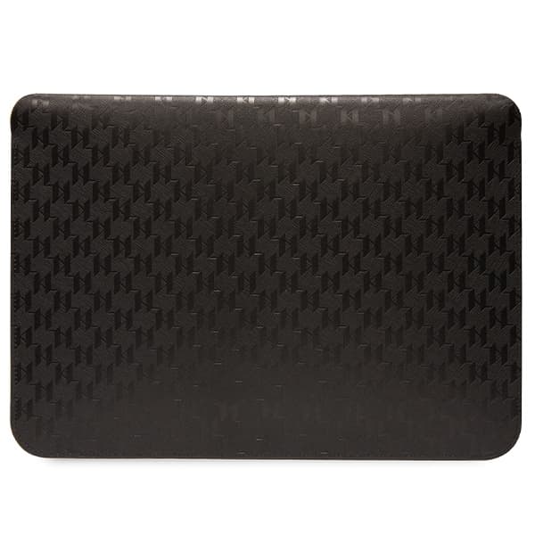Karl Lagerfeld NFT Saffiano Monogram Ikonik Karl Sleeve - 14" notebook-etui (sort)