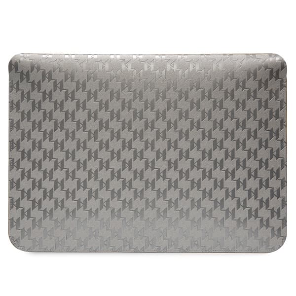 Karl Lagerfeld NFT Saffiano Monogram Ikonik Choupette Sleeve - 14" anteckningsbokfodral (silver)