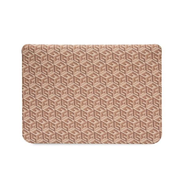 Guess GCube Stripes datorfodral - 16" notebookfodral (brun)
