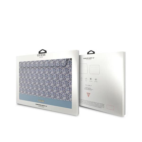Guess GCube Stripes datorfodral - 16" notebookfodral (blå)