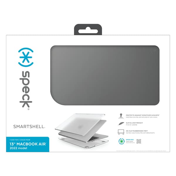 Speck SmartShell - MacBook Air 13,6" M3 (2024) / M2 (2022) etui (Obsidian)