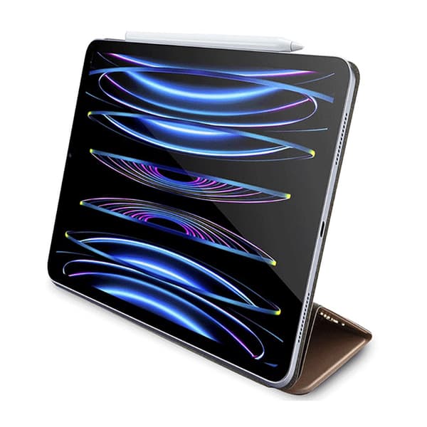 Guess 4G Stripe Allover - Cover til iPad Pro 12,9" (2022-2020) (Pink)