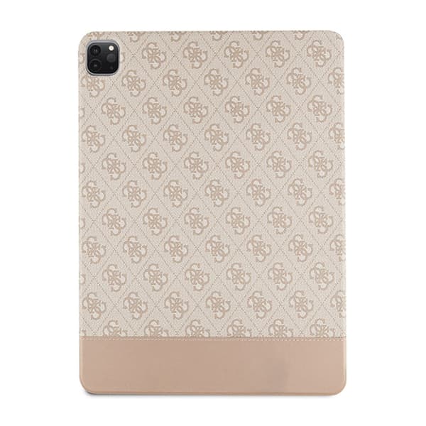 Guess 4G Stripe Allover - Cover til iPad Pro 12,9" (2022-2020) (Pink)