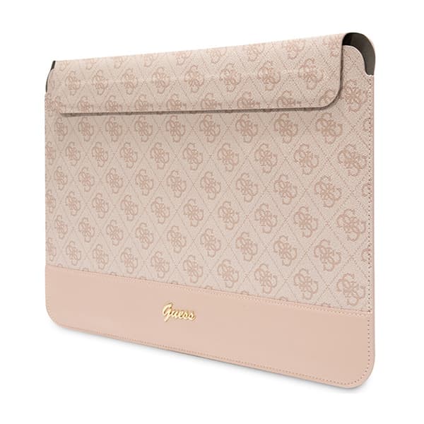 Guess 4G Stripe Metal Logo Computer Sleeve - 14" Notebook Sleeve (Pink)