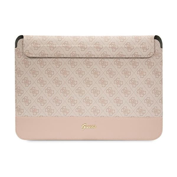 Guess 4G Stripe Metal Logo Computer Sleeve - 14" Notebook Sleeve (Pink)