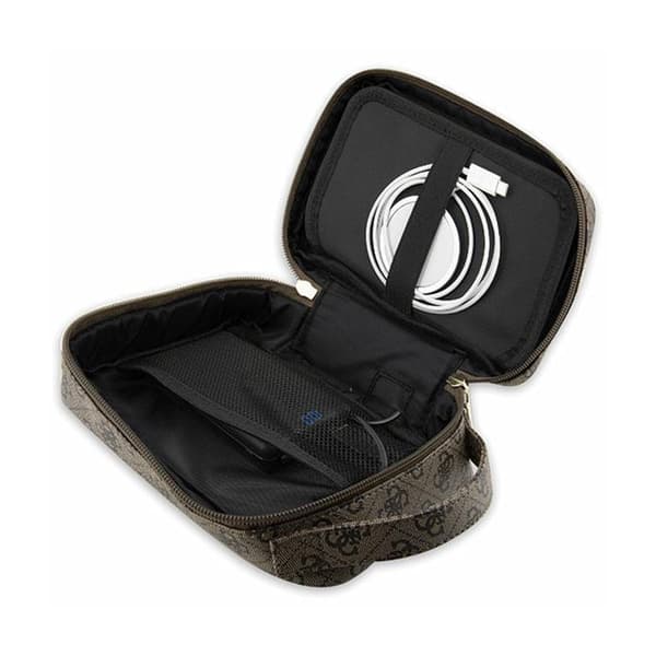 Guess 4G Printed Stripes Travel Universal Taske - Tilbehør Organizer (brun)