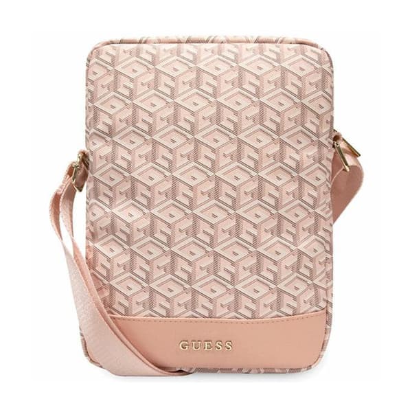 Guess GCube Stripe Tablet Bag - 10" tablettväska (rosa)