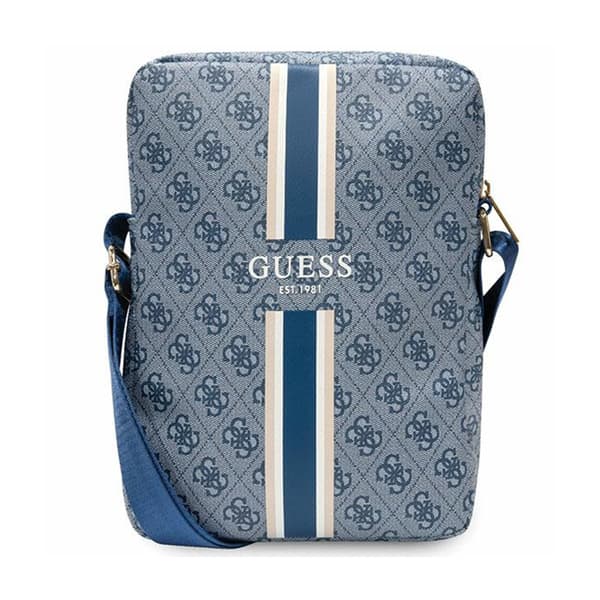 Guess 4G Stripes tablettaske - 10" tablettaske (blå)