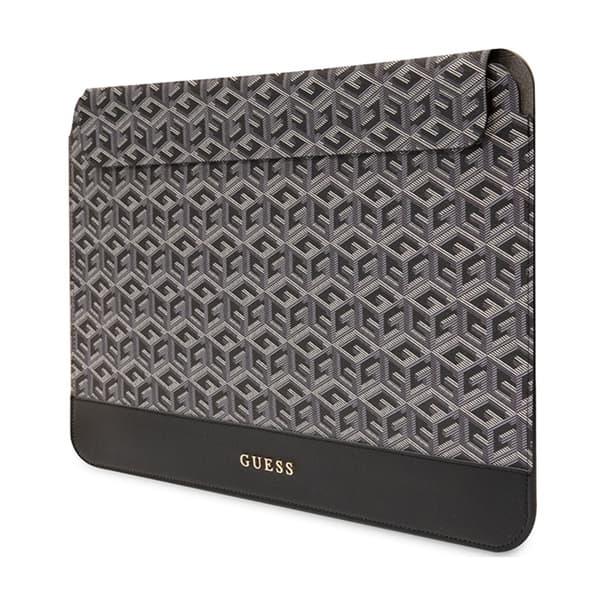 Guess GCube Stripes datorfodral - 16" notebookfodral (svart)