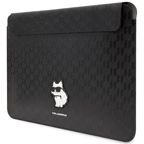 Karl Lagerfeld NFT Saffiano Monogram Ikonik Choupette Sleeve - 14" notebook-etui (sort)