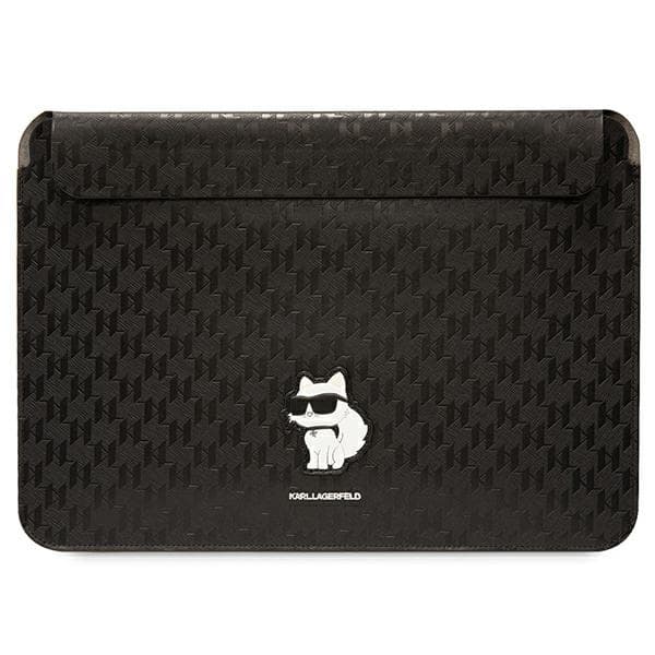Karl Lagerfeld NFT Saffiano Monogram Ikonik Choupette Sleeve - 14" notebook-etui (sort)