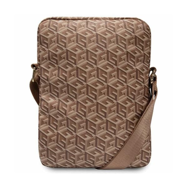 Guess GCube Stripe Tablet Bag - 10" tablettväska (brun)