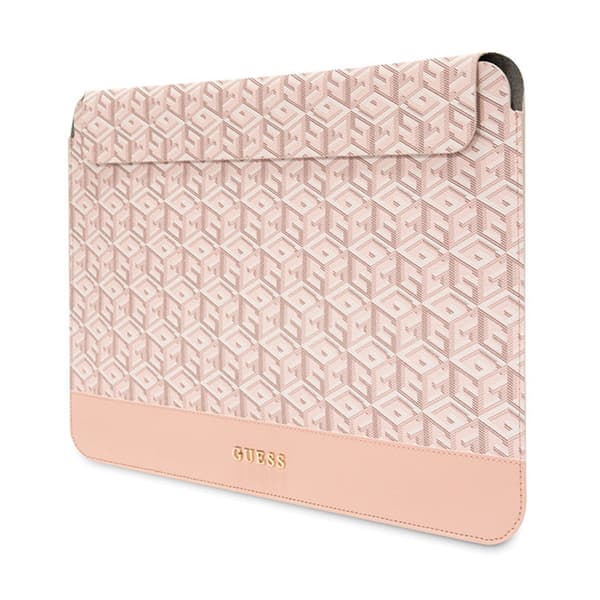 Guess GCube Stripes datorfodral - 14" notebookfodral (rosa)