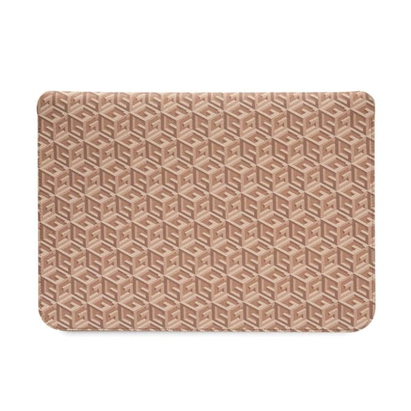 Guess GCube Stripes datorfodral - 14" notebookfodral (brun)