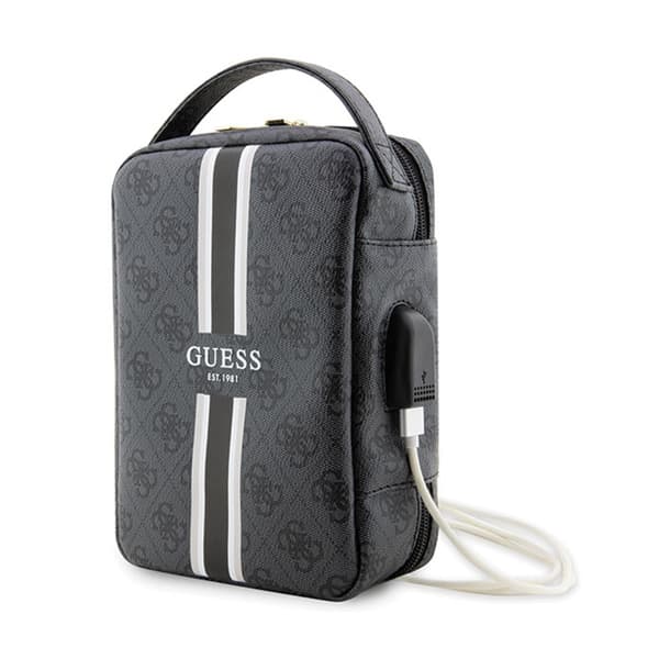 Guess 4G Printed Stripes Travel Universal Taske - Tilbehør Organizer (sort)