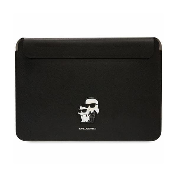 Karl Lagerfeld NFT Saffiano Karl & Choupette Sleeve - 14" notebook-etui (sort)