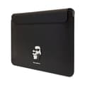 Miniatyrbild 2 av 4: Karl Lagerfeld NFT Saffiano Karl & Choupette Sleeve - 16" notebookfodral (svart)