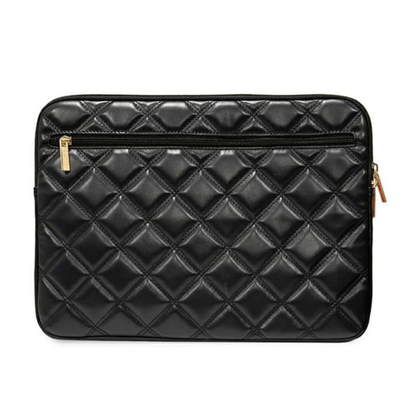 Guess Quiltet 4G Sleeve - Notebook taske 13" / 14" (sort)
