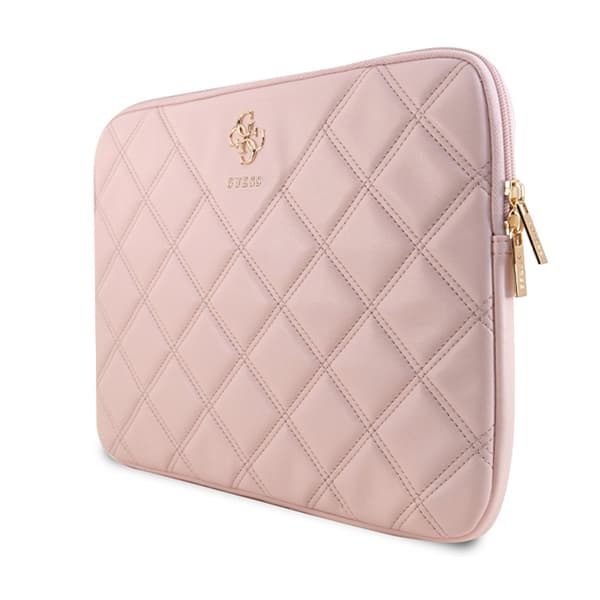 Guess Quiltet 4G Sleeve - Notebook taske 13" / 14" (pink)