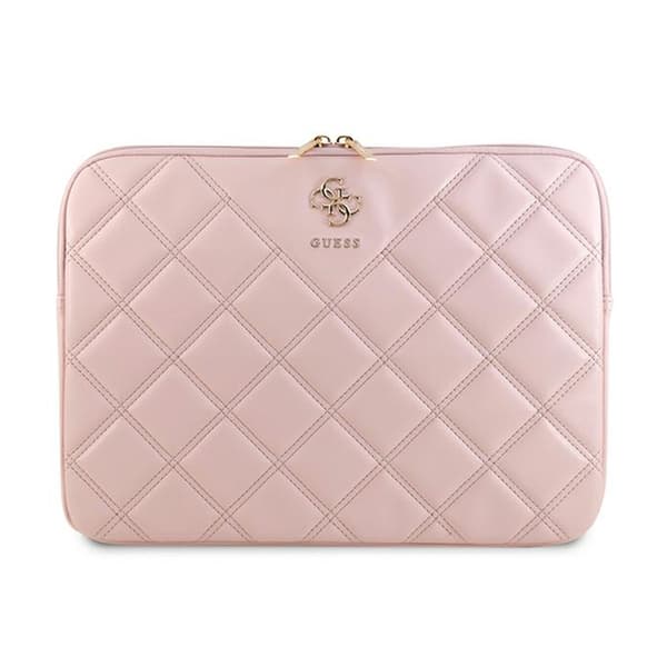 Guess Quiltet 4G Sleeve - Notebook taske 13" / 14" (pink)