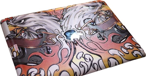 Nexgen Skins - Sæt med skins til etuiet med 3D-effekt iPad 2/3/4 (Iron Eagle 3D)