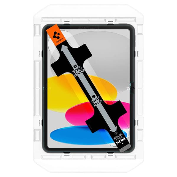 Spigen GLAS.TR EZ FIT - Karkaistu lasi Apple iPad 10,9":lle (2022) (läpinäkyvä)