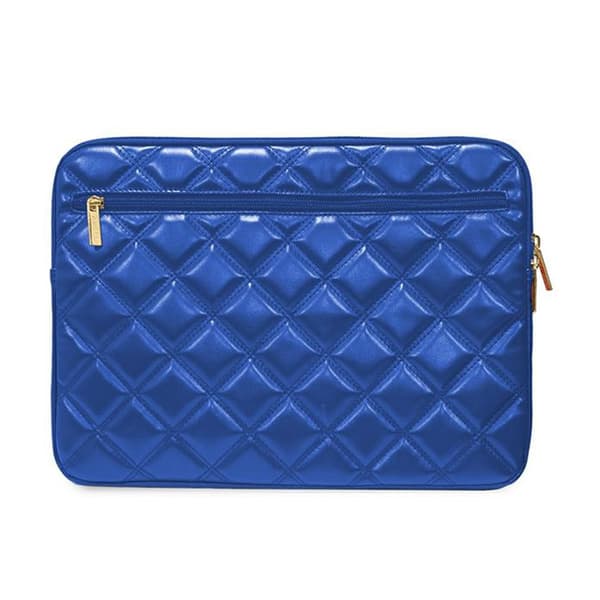 Guess Quilted 4G Sleeve - Notebookfodral 13" / 14" (blå)