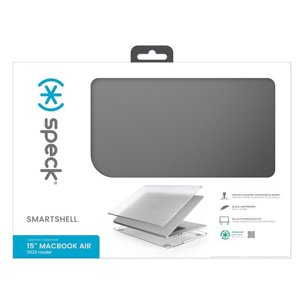 Speck SmartShell - MacBook Air 15" M3 (2024) / M2 (2023) etui (Obsidian)