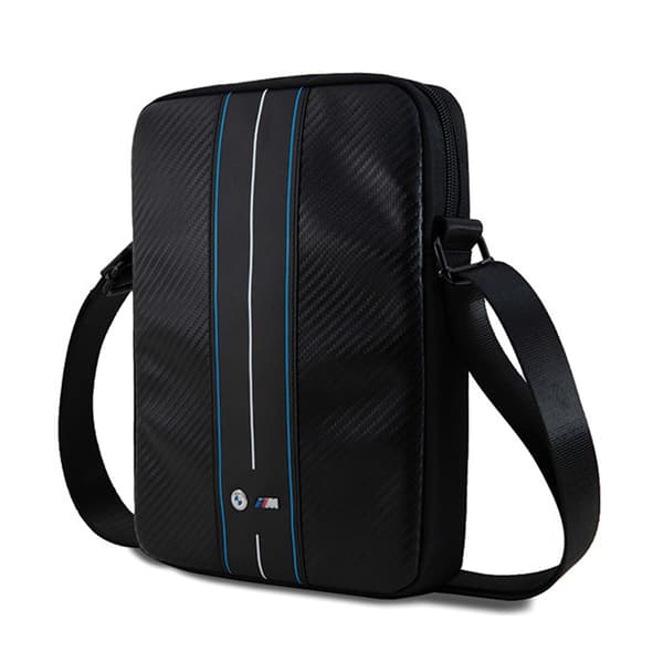BMW Carbon Blue Stripes - 8" tablettväska (svart)