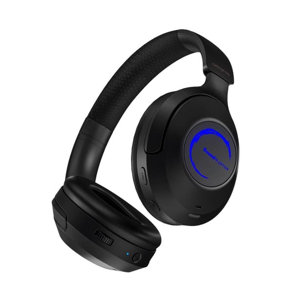 Creative - Sound Blaster GH7  Super X-Fi Wireless Over-ear Gaming Headphones with Bluetooth LE Audio and Detachable Boom Mic