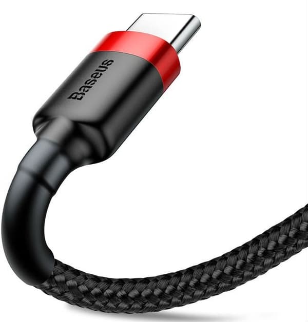 BASEUS CAFULE KABEL 2A 2M (RØD-SORT)