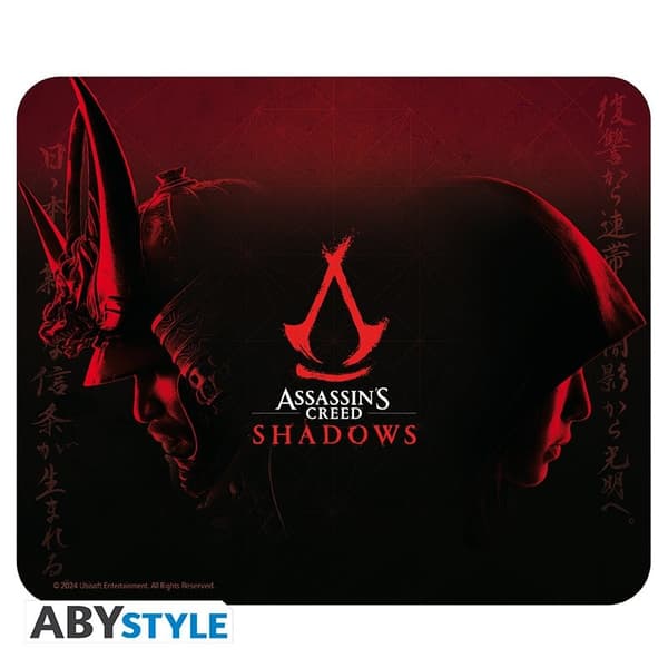 ASSASSINS CREED - Soft Mouse Pad - Shadows Yasuke  Naoe