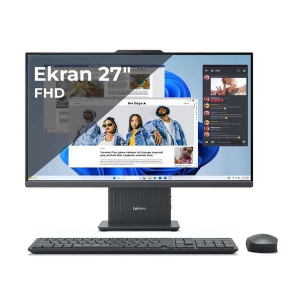 Lenovo IdeaCentre AIO 27IRH9 i5-13420H 27" FHD IPS 300nits AG 16GB DDR5 5200 SSD512 Intel UHD-grafik NoOS Luna Grey