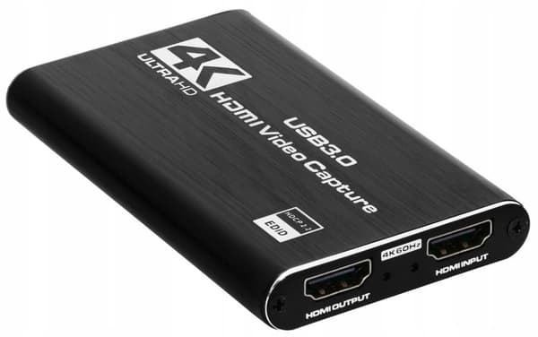 VIDEO CAPTURE KORT IMAGE GRABBER HDMI 2.0 USB STREAMING VIDEO 4K