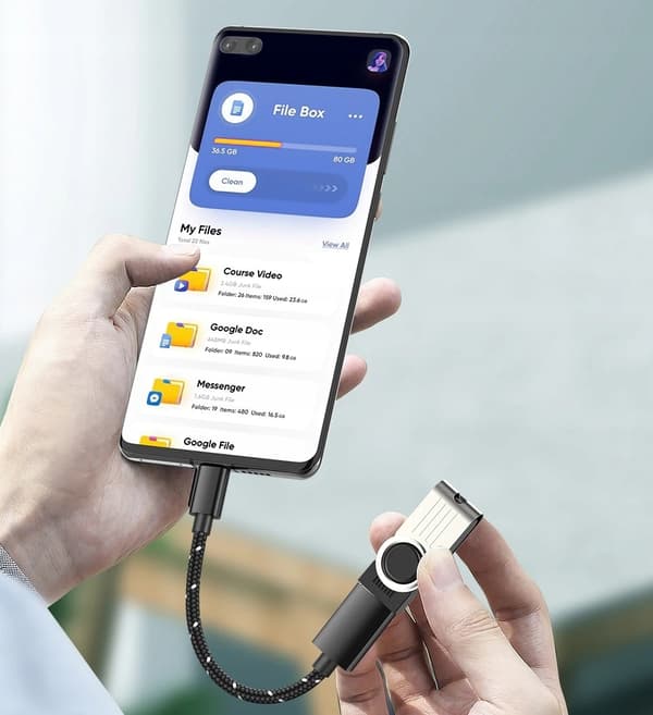 ADAPTER KABEL KONVERTER USB-C OTG 20V3A 10Gbps