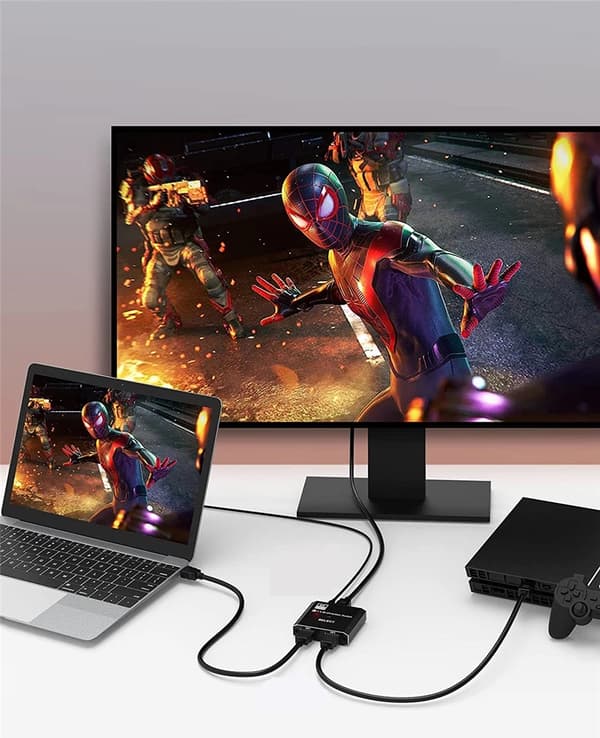 SWITCH DISPLAYPORT 2x1 SPLITTER 1x2 SPLITTER 8K