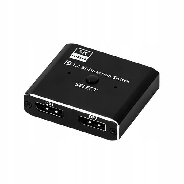 SWITCH DISPLAYPORT 2x1 SPLITTER 1x2 SPLITTER 8K