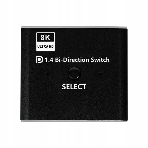 SWITCH DISPLAYPORT 2x1 SPLITTER 1x2 SPLITTER 8K